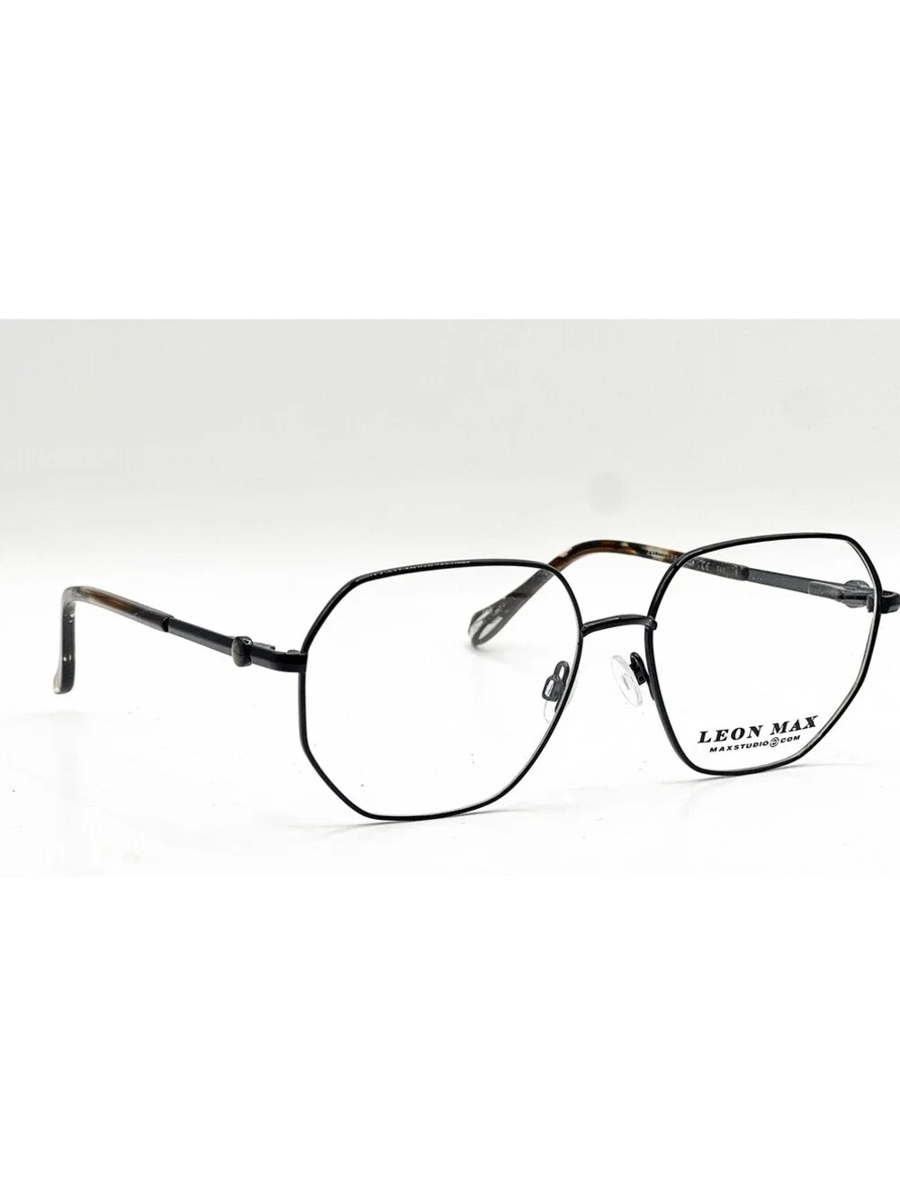Leon Max 4080 021 Black Authentic Eyeglasses 57-17-140